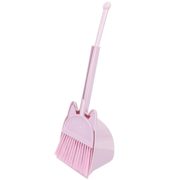 Children's Broom Set Kids Cleaning Girls Toddler and Dustpan for Kit