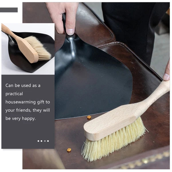 Garbage and Broom Set Child Countertop Household Brush Tool