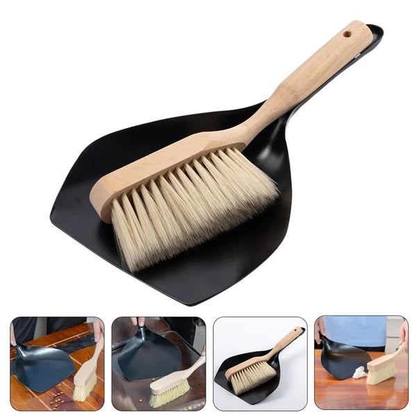 Garbage and Broom Set Child Countertop Household Brush Tool