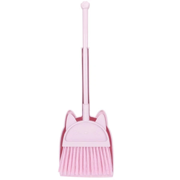Children's Broom Set Toddler Childrens Sweeping Brush and Dustpan for