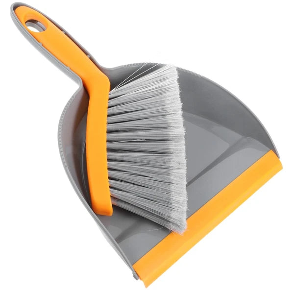 1 Set Desktop Dustpan Brush Set Small Mini Scrubber Dust Pan Broom Cleaning