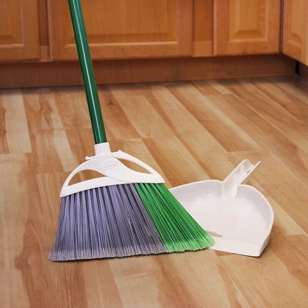 Precision Angle Broom Dust Pan Set All Surface Fibers Eco Friendly Clean Dust US