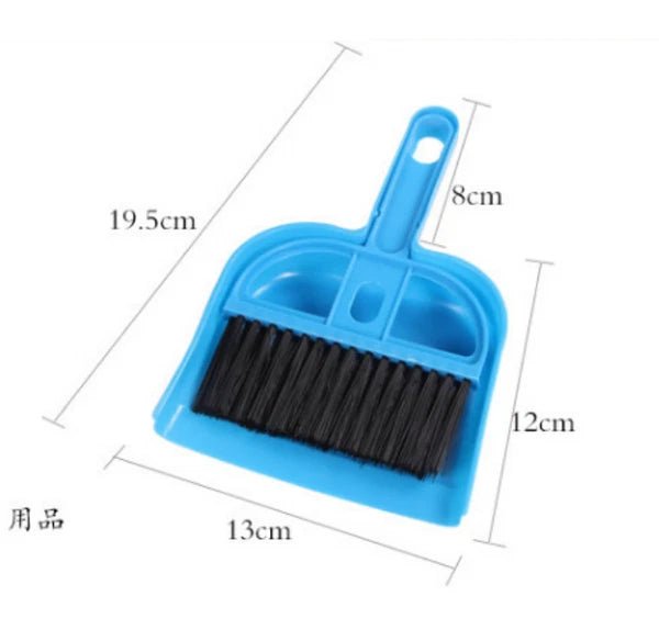 10pcs Desktop cleaning brush computer keyboard brush Mini broom dustpan set