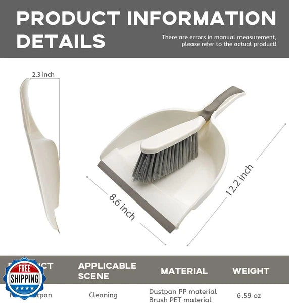 Dust Pan, Dustpan and Brush Set, Small Dust pan and Brush Set, Hand Broom and