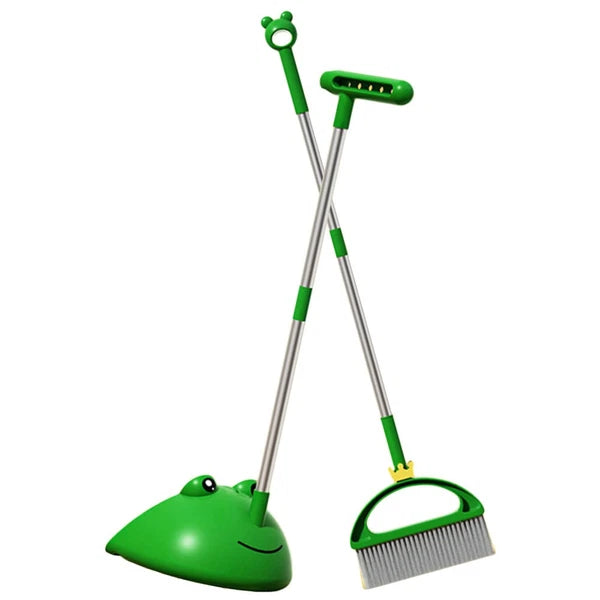 Children's Broom Set Toddler Student Household Sweeper Dustpan Brush