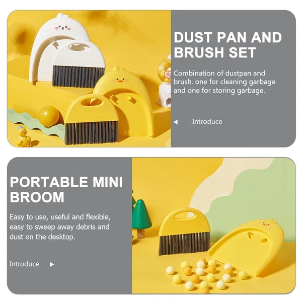 Mini Dustpan Set Baby Keyboard Brush And Small Table Cleaning Brush-