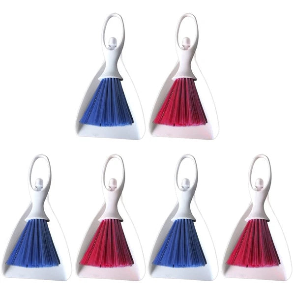 2 Sets Handy Mini Broom and Dustpan Set-