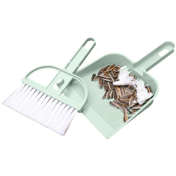 1PC Mini Hand Broom And Dustpan Set Small Dust Pans With Brush Set Cleaning NEW
