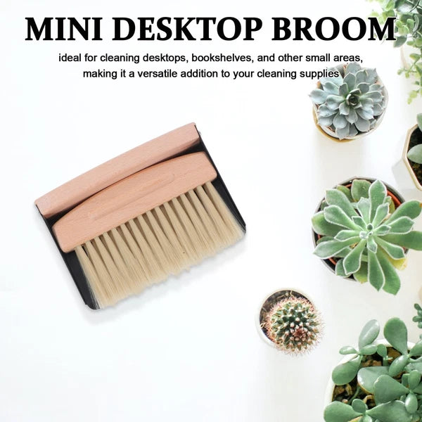 Mini Broom Dustpan Table Brush and Set Desktop Cleaning Supplies