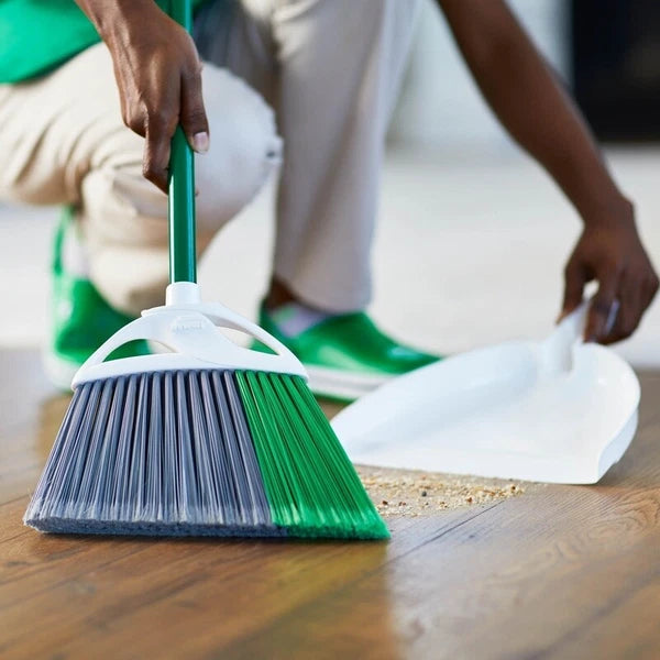 Precision Angle Broom Dust Pan Set All Surface Fibers Eco Friendly Clean Dust US
