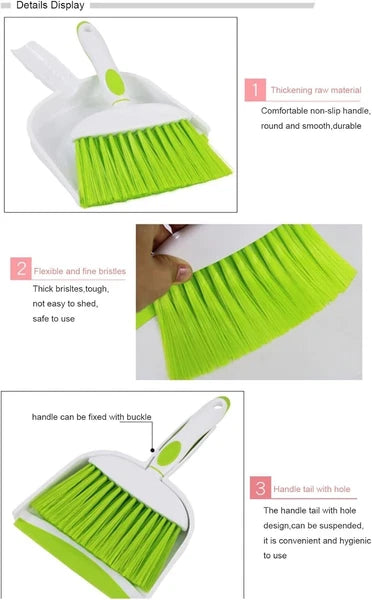 Mini Broom and Dustpan Set-Mini Whisk Set for Desk, Housekeeping, Pink