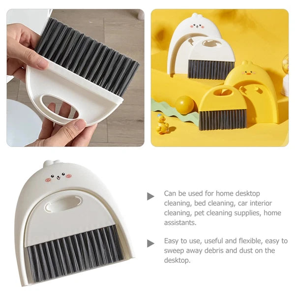 Mini Dustpan Set Child Cartoon Mini Broom And Portable Mini Broom-