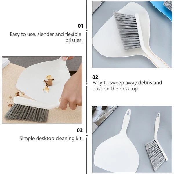 Mini Dustpan Broom Set Child Desktop Hand Household Cleaning Tools