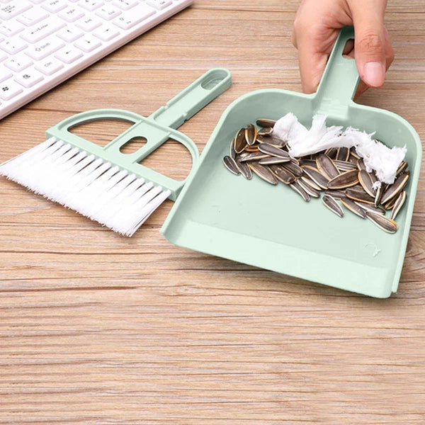 1PC Mini Hand Broom And Dustpan Set Small Dust Pans With Brush Set Cleaning NEW