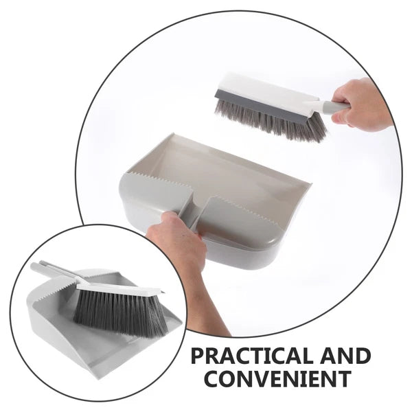 Mini Dustpan Broom Set Desktop Small Brush and Table Sweeper for Crumbs