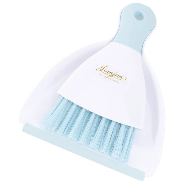 Set of 2 Convenient Small Dustpan Desktop Cleaner Cleaning Tools