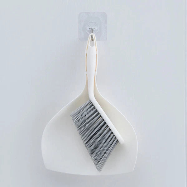 2 Sets Desktop Cleaning Kit Broom Dustpan Combination Accessories