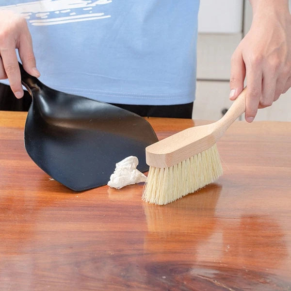 Garbage and Broom Set Child Countertop Household Brush Tool
