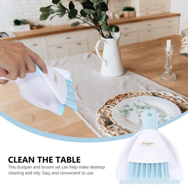 3 Pieces Convenient Small Dustpan Set Cleaning Tools Household Supplies