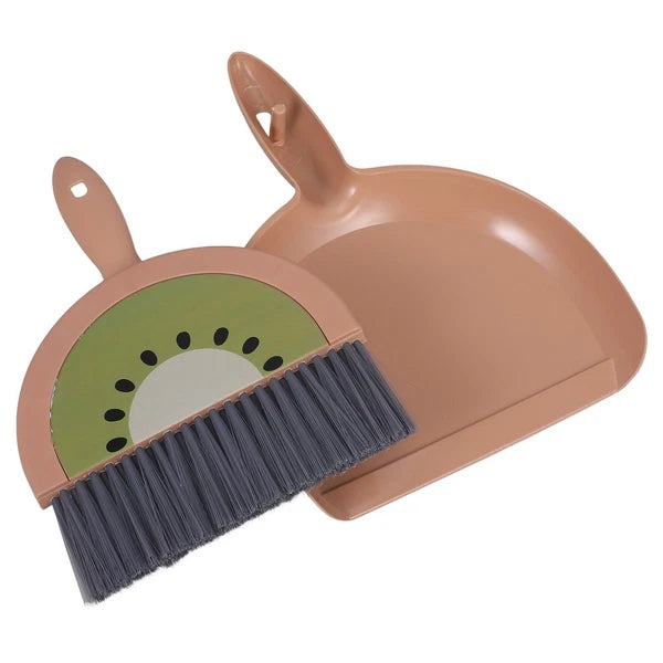 Mini Broom Set Desktop Dust Cleaner Small Dustpan Child Travel with