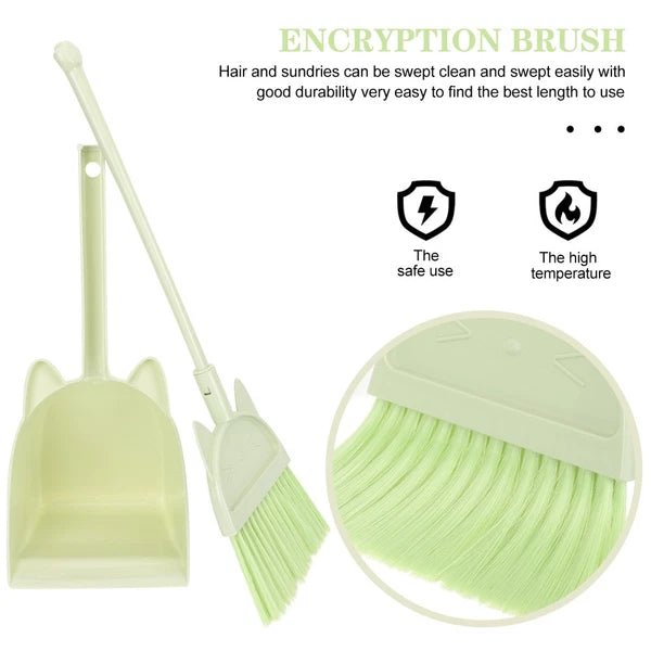 Children's Broom Set Cleaning Kids Role Play Toddler Dust Pan Mini Dustpan