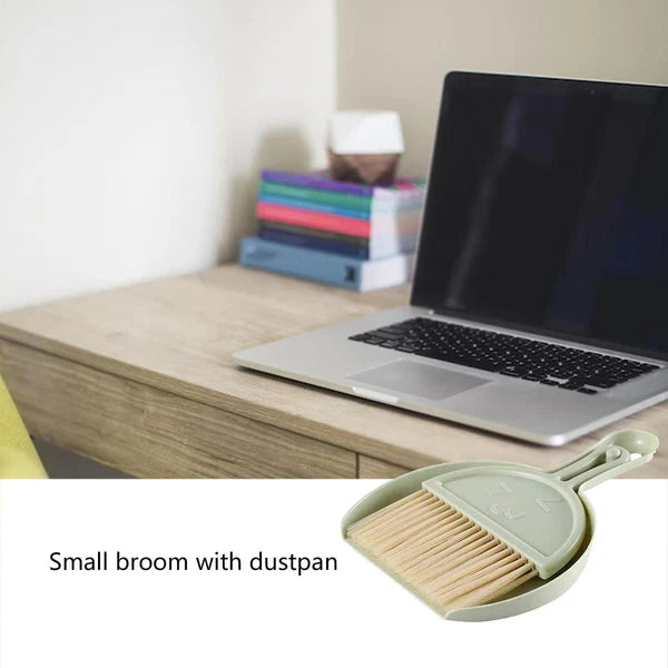 Mini Hand Broom and Dustpan Set Small Dust Pans with Brush Set