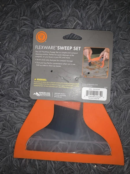 UST FlexWare Orange Simple and Compact Outdoor Sweep Set with Easy Storage NEW