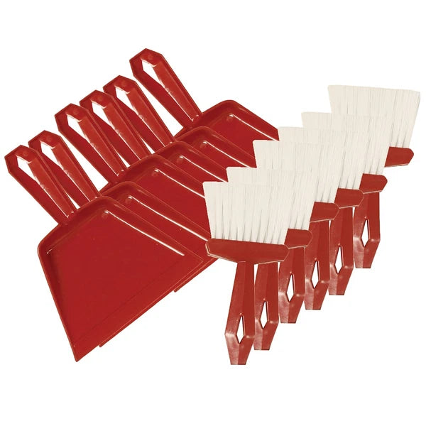 S M Arnold S.M. Arnold Inc. Dust Pan & Whisk Broom Set 6/Pack (SMAE85655-6)