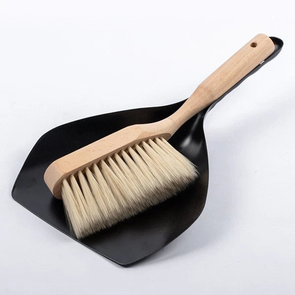 Garbage and Broom Set Child Countertop Household Brush Tool