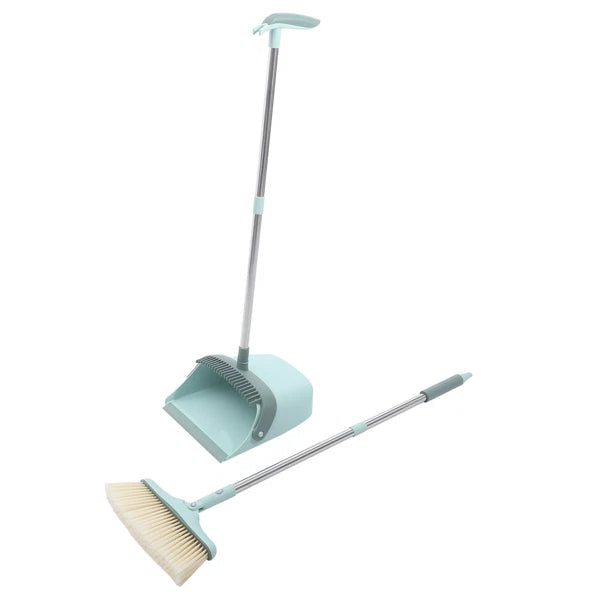 Broom Dustpan Set with Office Household Cleaning Supplies Kit Dorm