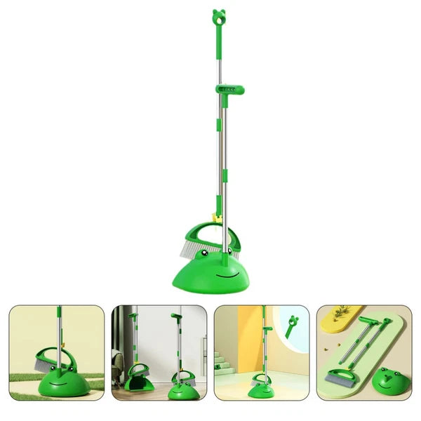 Children's Broom Set Baby Toddler Cleaning Dustpan Household Tools