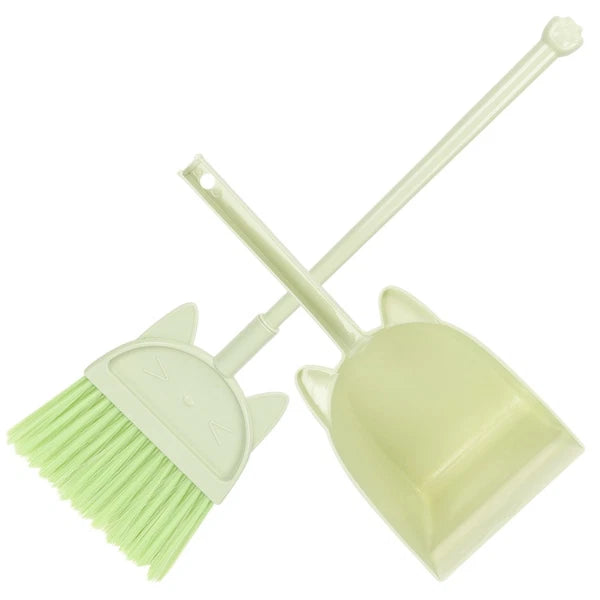Children's Broom Set Cleaning Kids Childs Dustpan Brush Toddler Small Classroom