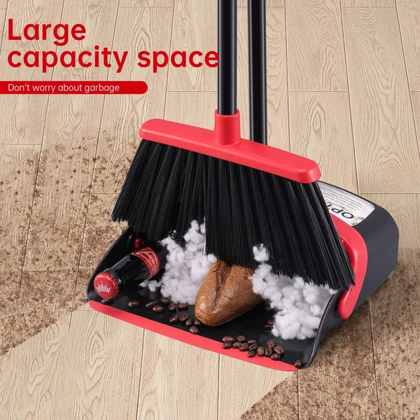 Broom With Dustpan Combo Set Hand Broom And Dustpan Set For Sweeping Indoor Angl