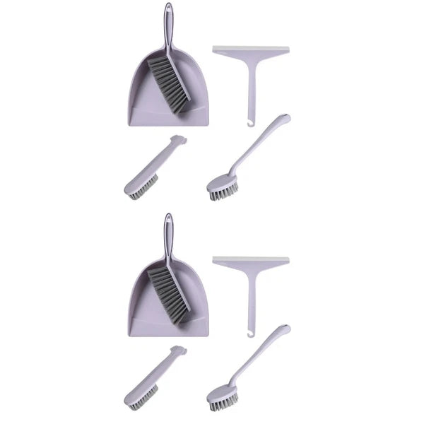 2 Pack Broom Dustpan Child Mini Table Brush Small Cleaning for Desk