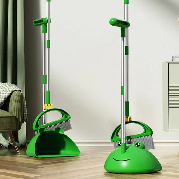 Children's Broom Set Toddler Student Household Sweeper Dustpan Brush