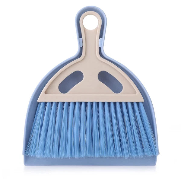 Small Dustpan and Brush Set Portable Table Top Brush Crumb Sweeper for Desk