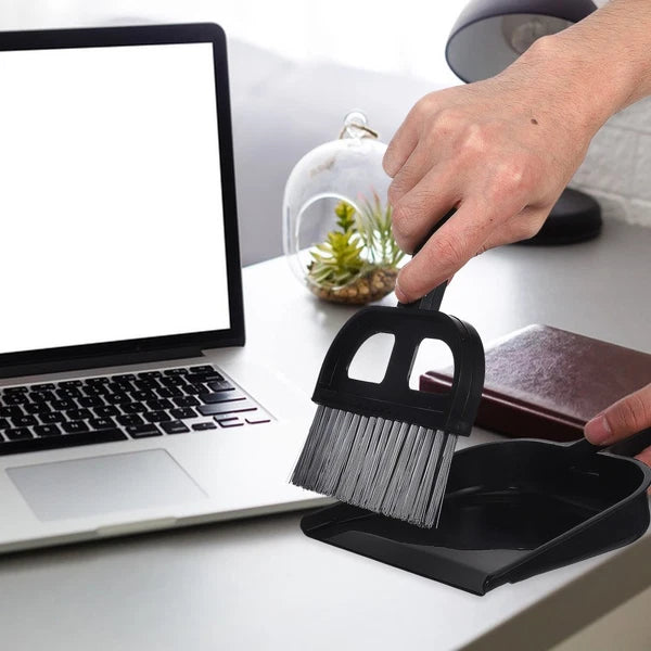 Broom Dustpan Set Small Cleaning Brush Desktop Cleaning Broom-