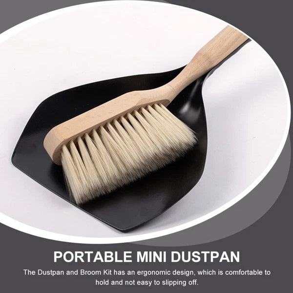 Garbage and Broom Set Child Countertop Household Brush Tool