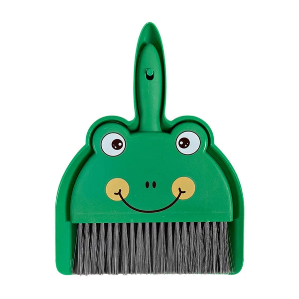 Dustpan and Brush Set Cartoon Mini Portable Cleaning Broom