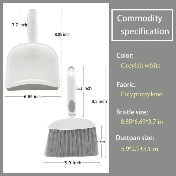 Broom Dustpan Brush Small Dust pan  Small Dustpan and Brush Set Mini Broom an...