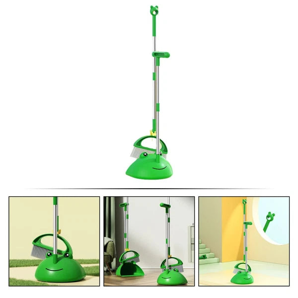 Children's Broom Set Toddler Student Household Sweeper Dustpan Brush