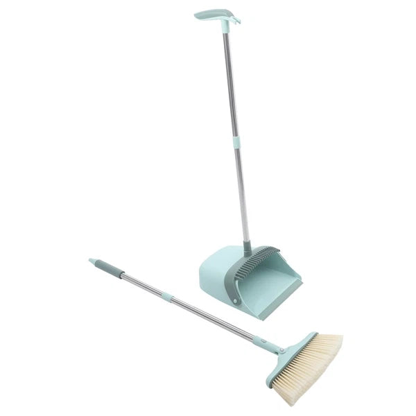 Broom Dustpan Set with Office Household Cleaning Supplies Kit Dorm