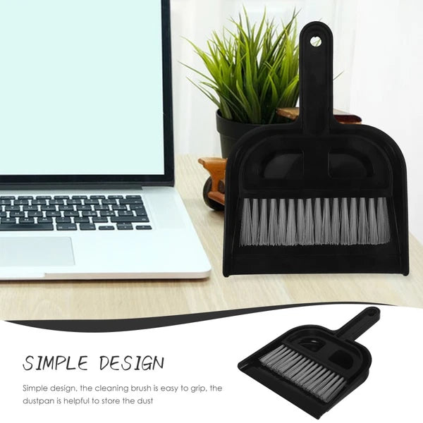 Broom Dustpan Set Small Cleaning Brush Desktop Cleaning Broom-
