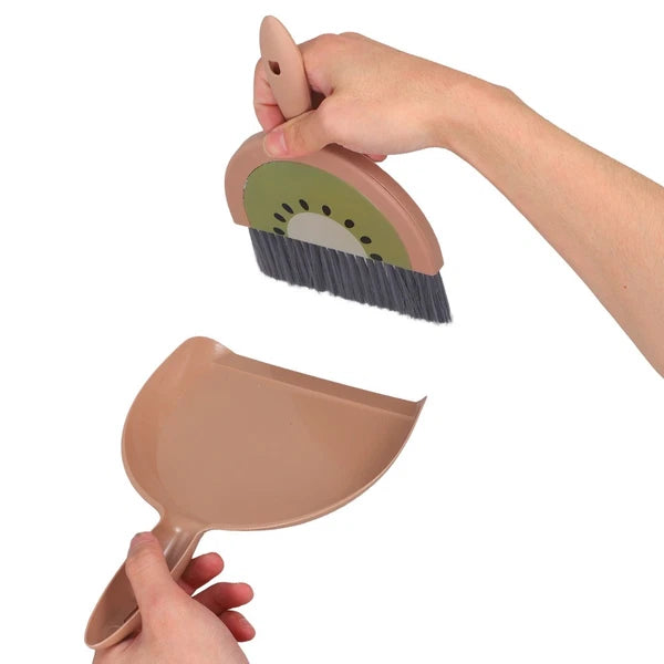 Mini Broom Set Desktop Dust Cleaner Small Dustpan Child Travel with